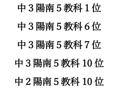 R8年１学期期末テスト結果江曽島校のサムネイル